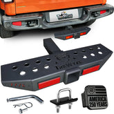 TrkWyze front view mounted step showing secure access benefit