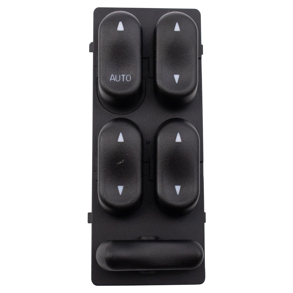 TRQ front view of driver-side switch showing OEM-style controls and reliable replacement benefit