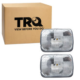 TRQ sealed-beam headlight front view showing lens and reflector, restores original look