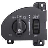 TRQ headlight switch front view showing OEM-fit design and easy replacement benefit
