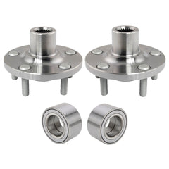 TRQ hub flange close-up showing bolt pattern for accurate vehicle fitment