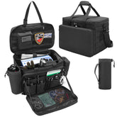 Trunab front-seat organizer showing organized compartments and quick access