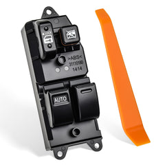 Try-H master power window switch front view showing buttons and housing, quick replacement benefit
