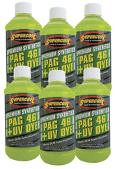 TSI Supercool front label showing product name and UV dye benefit