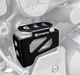 TT719 front view of guard mounted on CFMOTO showing solid protection