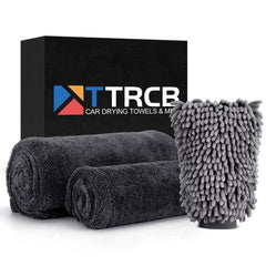 TTRCB front packaging showing complete car drying towel kit benefit convenience