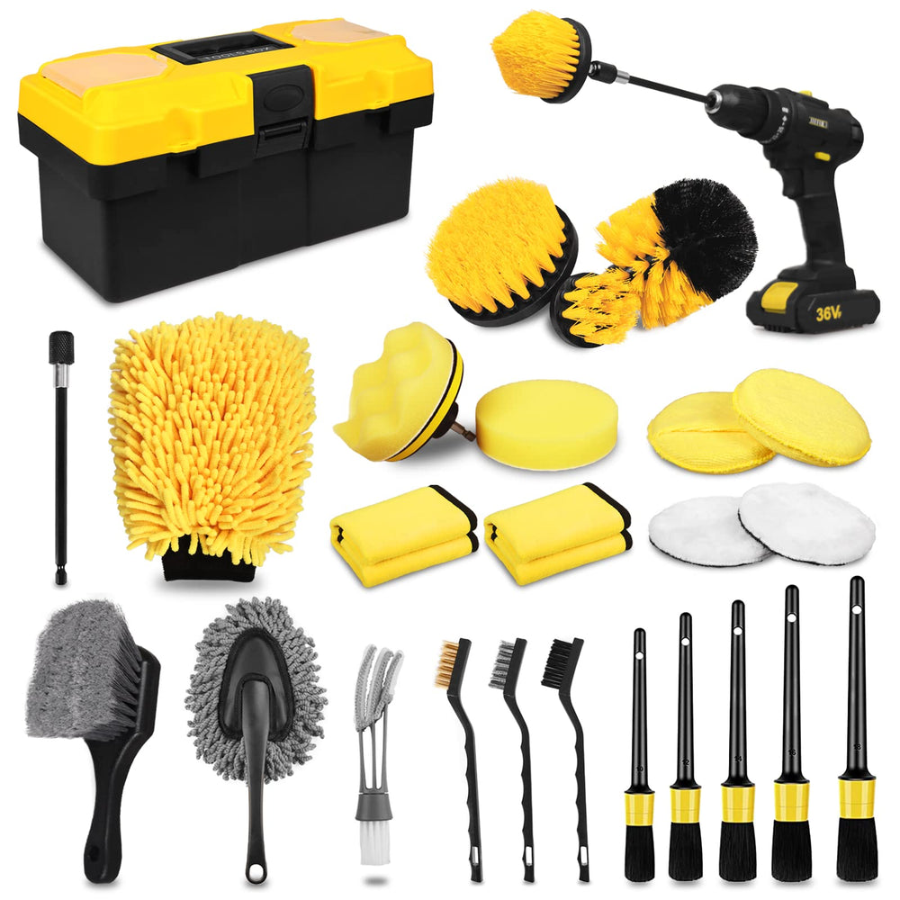 TTRCB front packaging showing complete 27-piece kit and toolbox, easy storage benefit