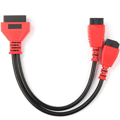 TTXSPP front view adaptor showing connector ends and robust housing for reliable diagnostics