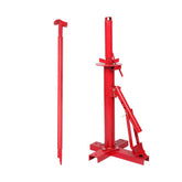 TUFFIOM front profile showing compact tire changer and stable base benefit