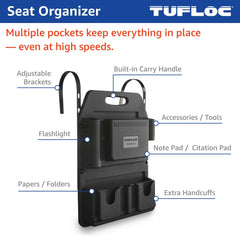 Tufloc organizer compartment detail highlighting separation and secure storage