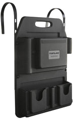 Tufloc handle and adjustable bracket close-up for easy removal and secure fit