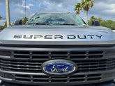 TufSkinz front view hood letters showing precise fit and refreshed appearance