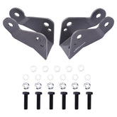 Tuningsworld front view bracket assembly showing bolt-on fit and durable finish