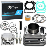 Tupo cylinder front view showing port openings and improved sealing