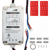 TURBRO S15 Plus front panel showing connectors and robust housing benefit: easier installation
