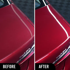 Turtle Wax close-up of glossy paint finish demonstrating depth and clarity
