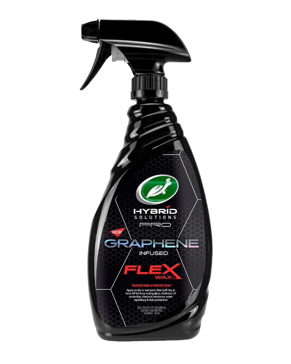 Turtle Wax bottle front label showing product name and size, highlights protection