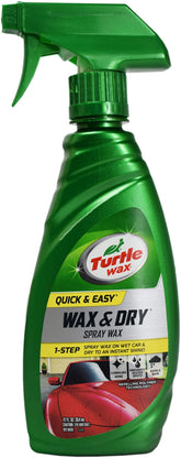 Turtle Wax front bottle showing 12 fl oz spray, clear labeling and ready-to-use benefit