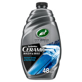 Turtle Wax front label of 48 oz bottle showing product name and benefits