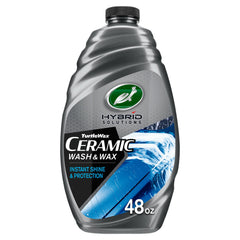 Turtle Wax front label of 48 oz bottle showing product name and benefits