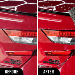 Turtle Wax pouring action into wash bucket demonstrating concentrated dosing