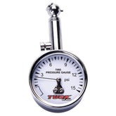 Tusk dial gauge front face showing clear psi scale and easy reading benefit