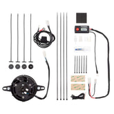 TUSK front view of fan kit showing compact cooling solution and easy mounting