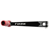 TUSK folding shift lever front view showing fitment and durable finish