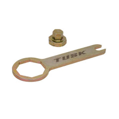 TUSK front view of dual chamber wrench set showing both wrenches and durable finish benefits