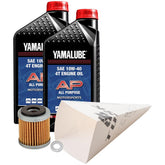 TUSK oil change kit front view showing bottles filter and accessories for easy service
