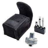TUSK mini carb tool kit front pouch showing compact storage and quick access
