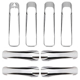 Tutor Auto front view chrome handle cover showing sleek profile and improved aesthetics