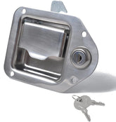Tutor Auto front view of latch showing secure closure benefit