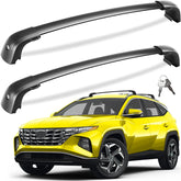 Tuyoung front view of cross bars showing fit and sleek look for reduced noise