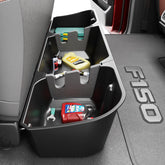 Tuyoung front view under seat box showing neat fit and secure storage benefit