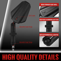 Tvitano detailed shot of dual ball-joint locking system for stable, vibration-free ride