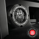 Tybasthe front view of Darth Vader cover showing bold design and protective function