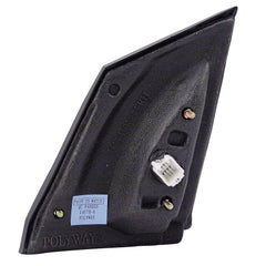 TYC mirror close-up of bracket and plug showing OE-style connector benefit