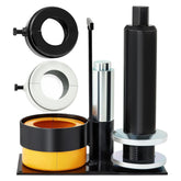 Tygeacen front view of tool set showing all components and durability benefit