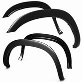 Tyger Auto front fender flare packaging showing included hardware and benefit of easy install