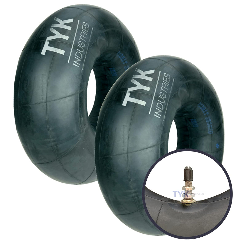 TYK Industries front view of 26x8-12 inner tube showing build quality and fit benefit