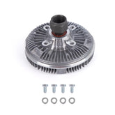 Tykick fan clutch front view showing flange and bolt holes for precise replacement