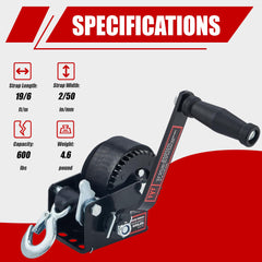 TYT close-up of black polyester strap showing strength and corrosion resistance