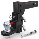 TYT front view of ball mount showing robust build and easy hookup benefit