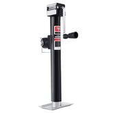 TYT front view weld-on swivel jack showing sturdy construction and heavy-duty lift