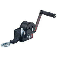 TYT front view of winch showing compact design and mounting base benefits
