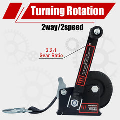 TYT gears closeup showing hardened steel for longer wear and reliability