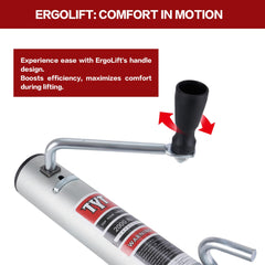 TYT side-wind handle and gear enabling effortless manual operation