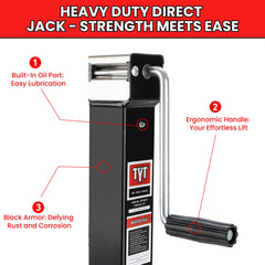TYT zinc inner tube finish close-up highlighting corrosion-resistant protection benefit