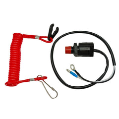 UANOFcn front view of kill switch assembly showing compact fit and durability